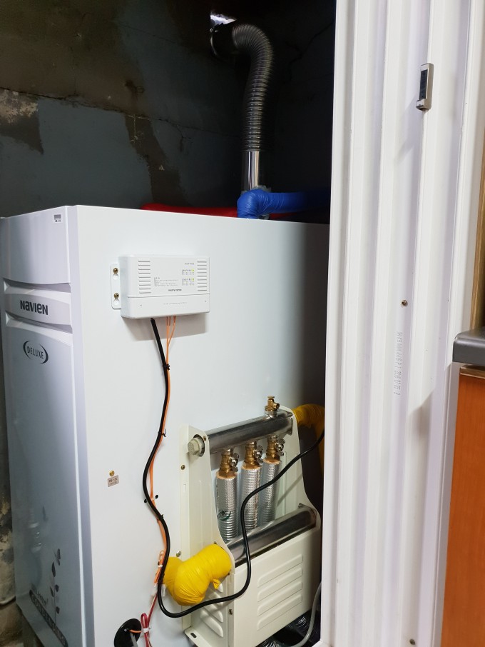 노원동주택 경동콘덴싱기름보일러 설치 및 wifi조절기 연동