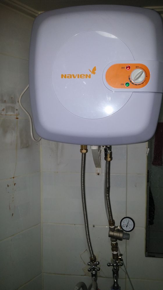 봉산동원룸 경동전기온수기 30L설치