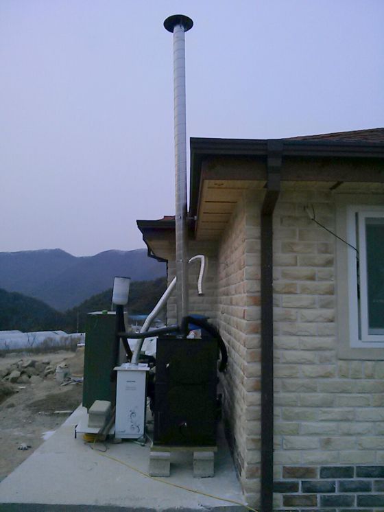 칠곡 가산리 주택 일진화목보일러+경동스텐기름보일러설치