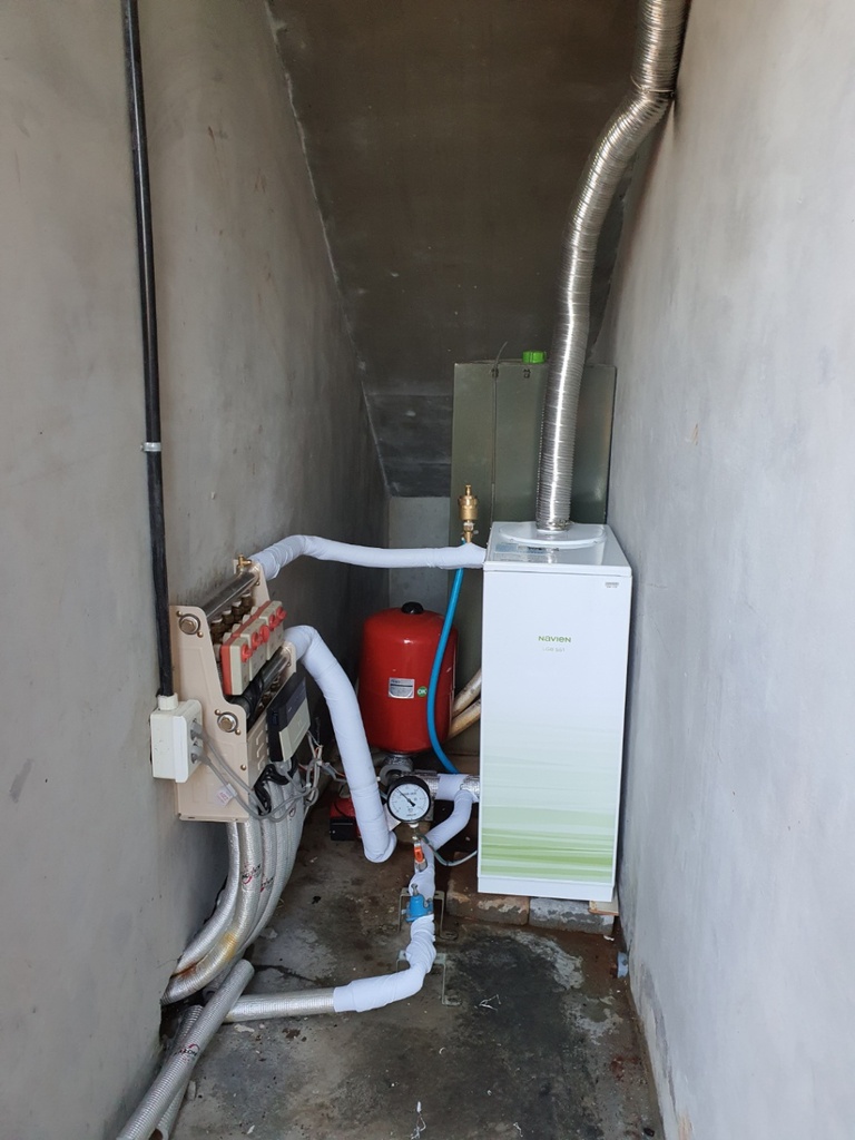 가창주리 단독주택 경동스텐 기름보일러 상향식설치