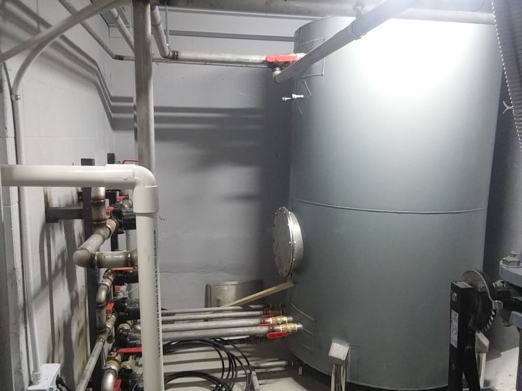 황금동 마린스쿨 어린이수영장 경동콘덴싱가스온수기 4대 설치