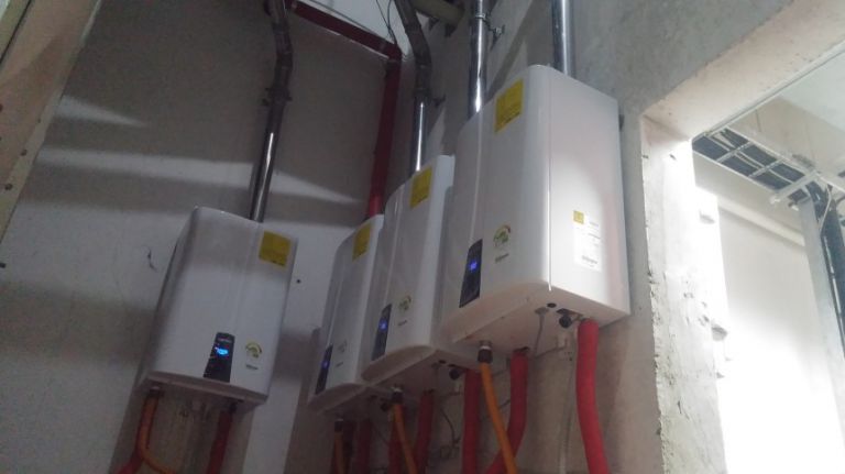 대명동 드림병원 경동콘덴싱가스온수기 NPW48KS 4대설치