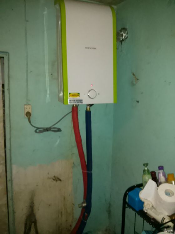 동인동4가주택경동스텐전기온수기30L설치현장