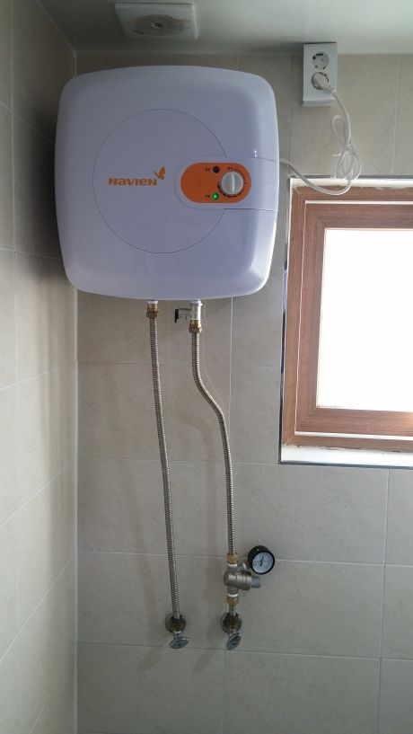 대안동주택 경동전기온수기 30L설치 