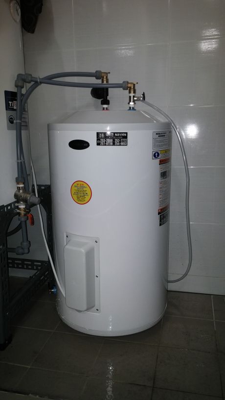 동성로 피부과병원 부성스텐전기온수기 100L 설치