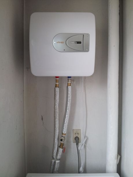 삼덕동성원빌리지경동전기온수기30L설치현장