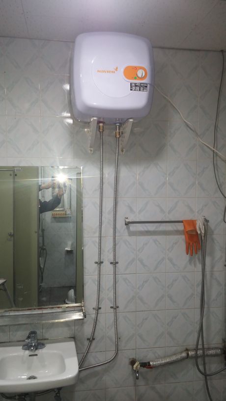 구암동 당구장 경동전기온수기30L 설치