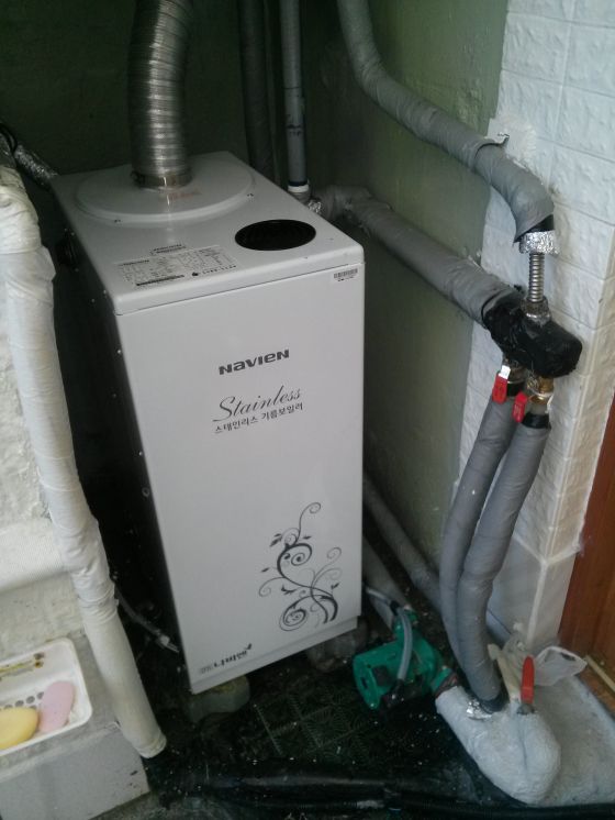 남산동주택경동스텐기름보일러설치현장