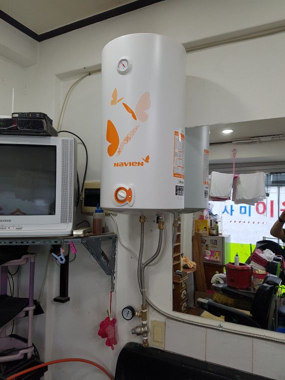 이곡동 사미 남성헤어클럽 경동전기온수기 50L 설치 