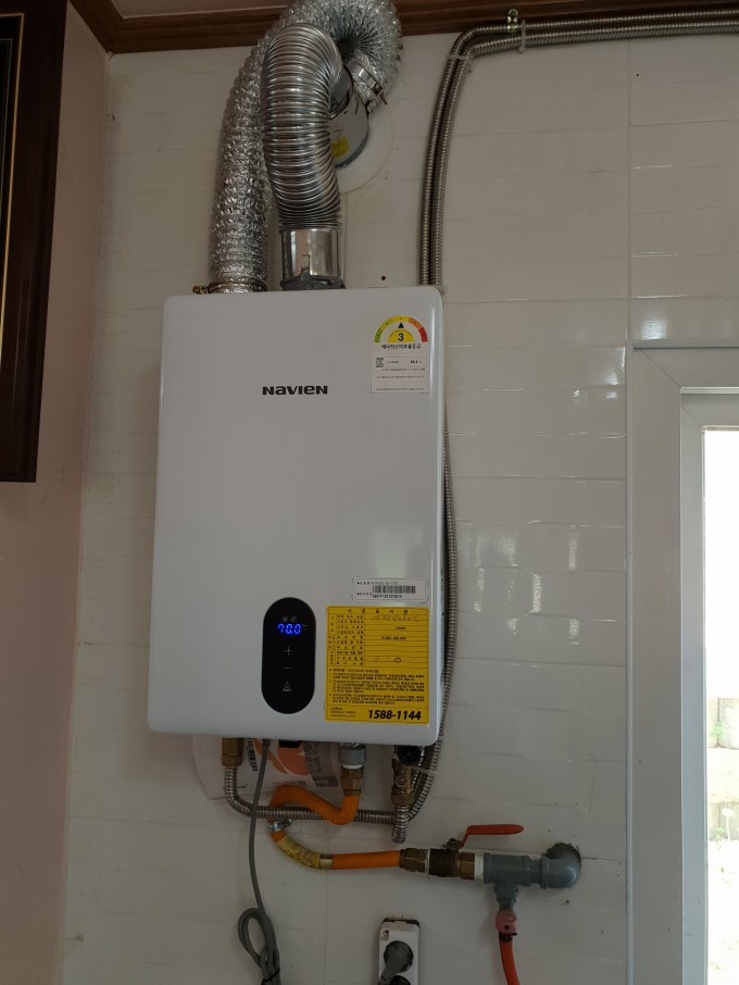 고령 성산 사부교회 경동가스온수기8호기 LPG설치