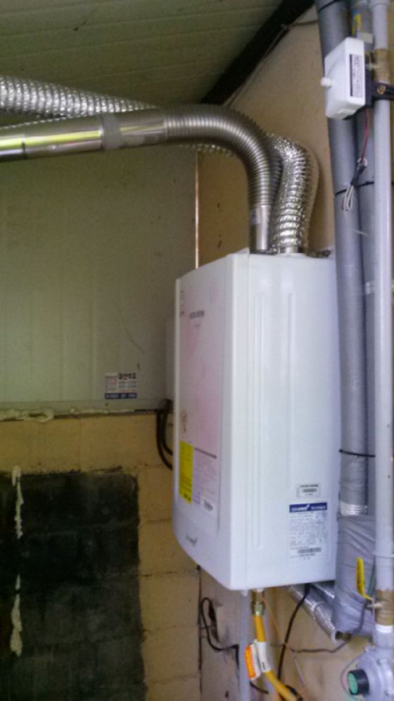 김천 다사랑실버빌 경동LPG 가스보일러 2대 설치 