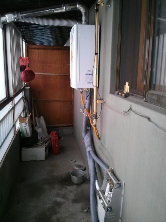 태전동가스보일러설치현장