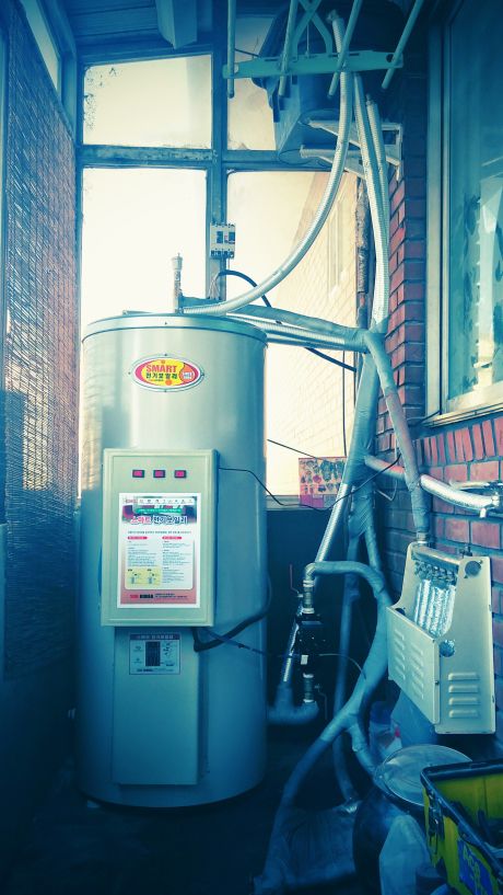 비산동 성경산업 공장숙소 산업용전기보일러 삼상220V 설치