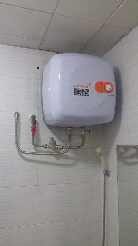 동대구역 철도경찰대 여자숙소 경동전기온수기30L설치