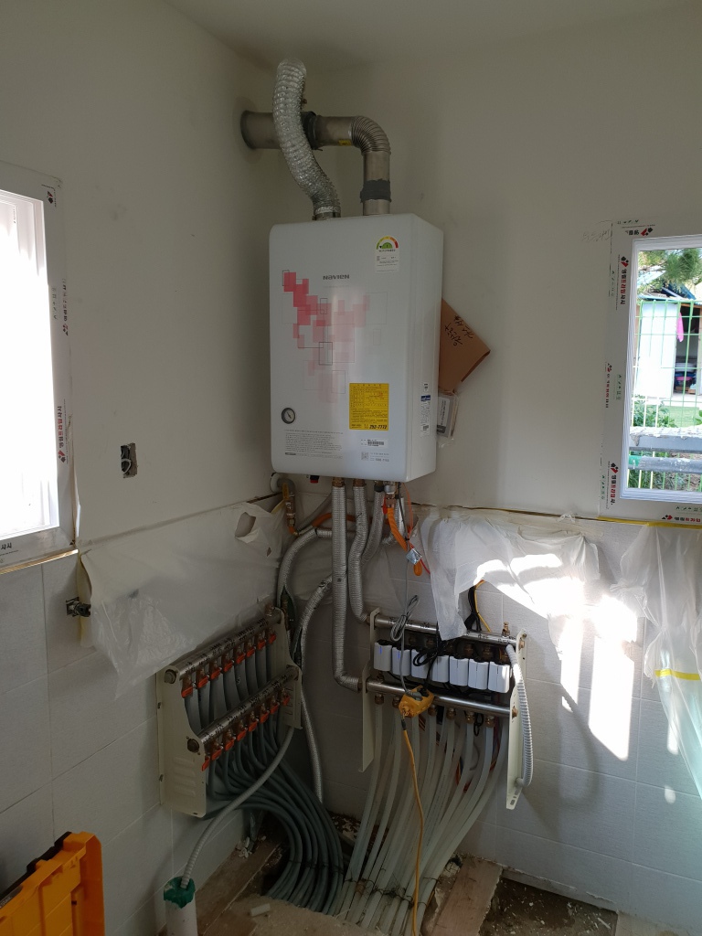 울산광역시 중구 서동 주택 보일러&온.냉수분배기&각방온도조절기7구 설치