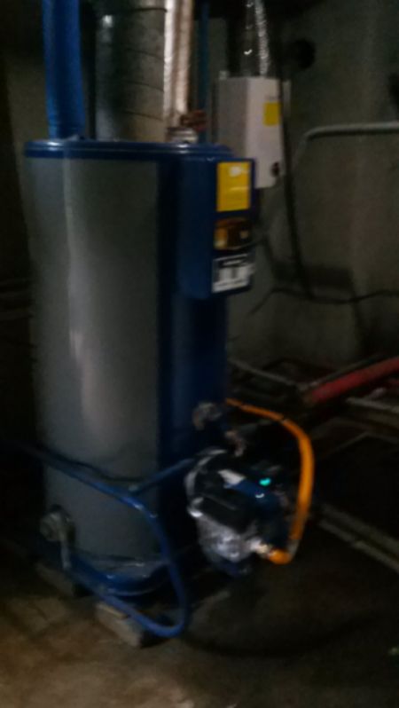 상주 천봉산요양원 경동LPG가스보일러 설치 및 가스버너 교환