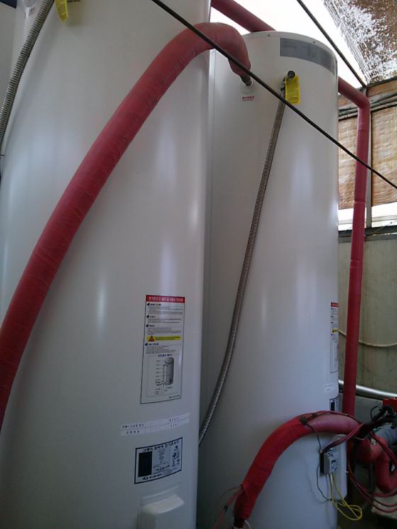 도원동 여인숙 아쿠아핫 400L 설치