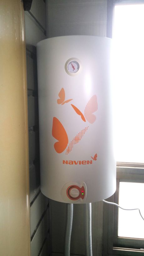 호림동 공장 경동스텐전기온수기 50L설치