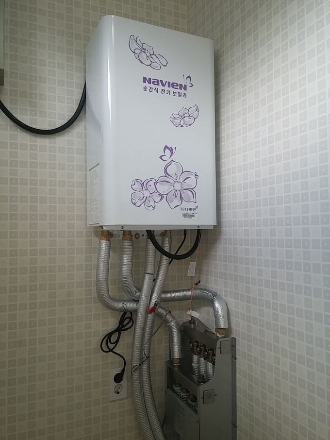 논공 삼리리 신축공장 경동순간식전기보일러 삼상21KW 설치