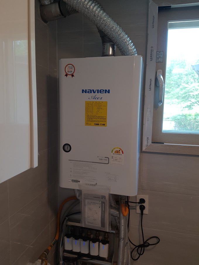 청도군 화양읍 고평리 주택 경동가스보일러상향식 25LS설치 및 각방온도조절시스템 5구 설치