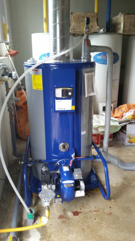 포항 기계 고지리 기쁨의집 경동 150,000Kcal 가스 난방전용 보일러 설치