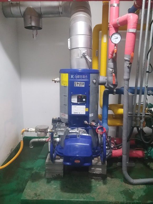 서문로119소방센터 경동가스중형보일러50,000kcal 설치