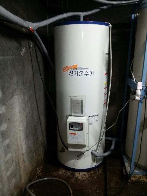 수성마디병원 경동스텐전기온수기 440L설치