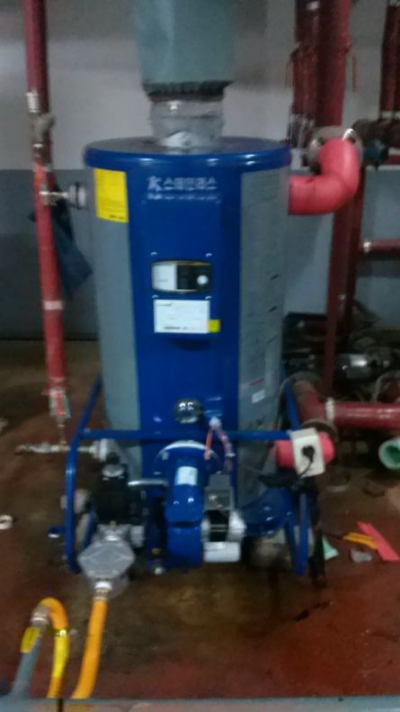 영천마야병원 경동중형가스보일러 3대 설치