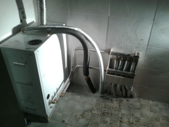 경산남천면흥산리주택기름내장형보일러설치현장