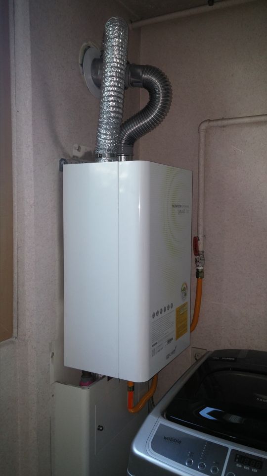 수성구 사월동 태왕리더스 콘덴싱스마트톡 21KDT설치