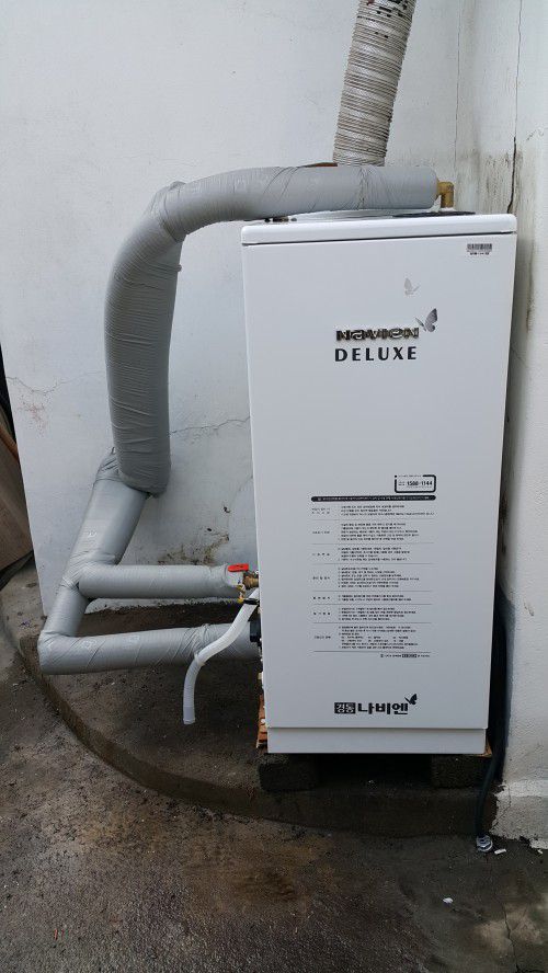 대봉동 주택 경동기름 LFA-13KD 좌측 설치