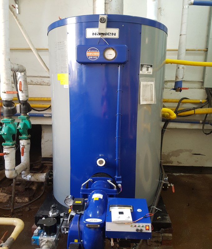 영천 디엠씨공장 기숙사 경동대형가스보일러 3035GPD