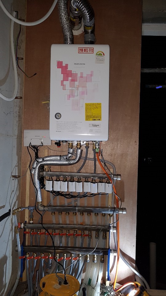 성주  봉양리단독주택 경동콘덴싱보일러 분배기설치