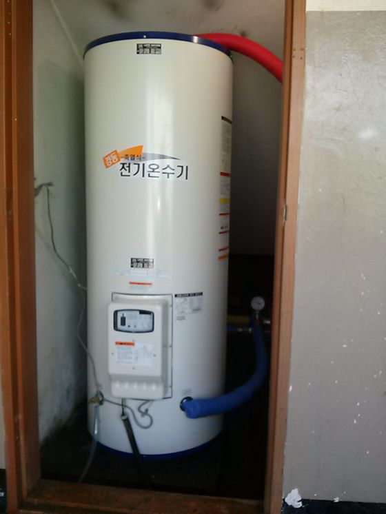 대구중학교야구부합숙소경동스텐440L,질소탱크50L설치현장