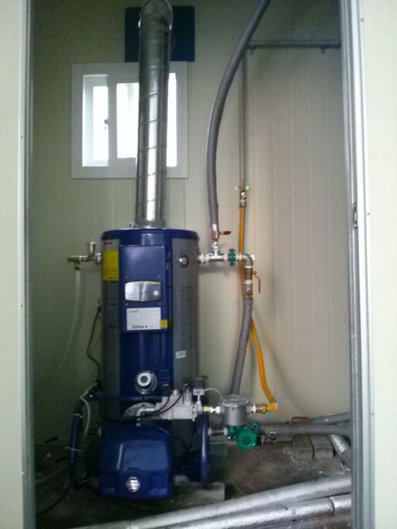 대명동 라미에벨 경동중형가스50000kcal 난방 설치 