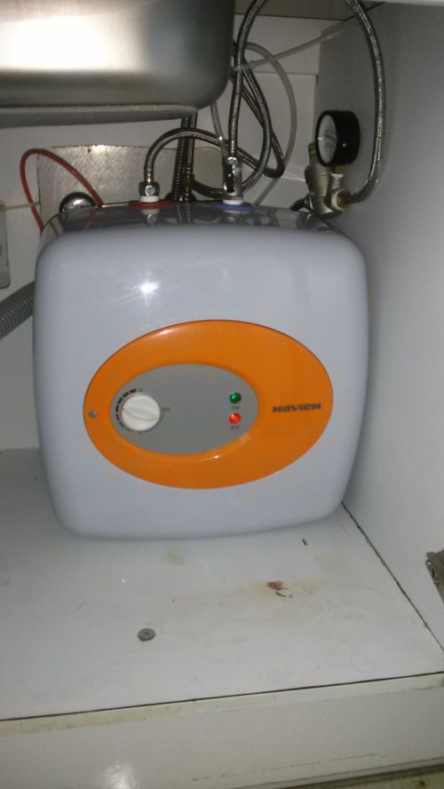 동대구역 철도경찰탕비실 경동상향15L전기온수기설치