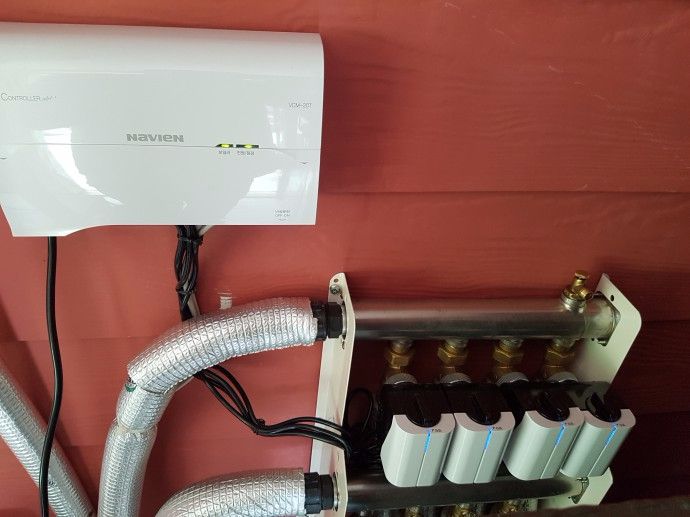 군위군 달산리 주택 경동기름보일러&각방온도조절기 설치 