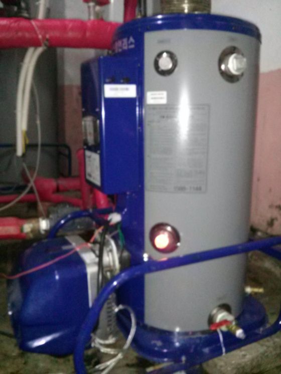 향촌동여관경동기름급탕보일러설치현장