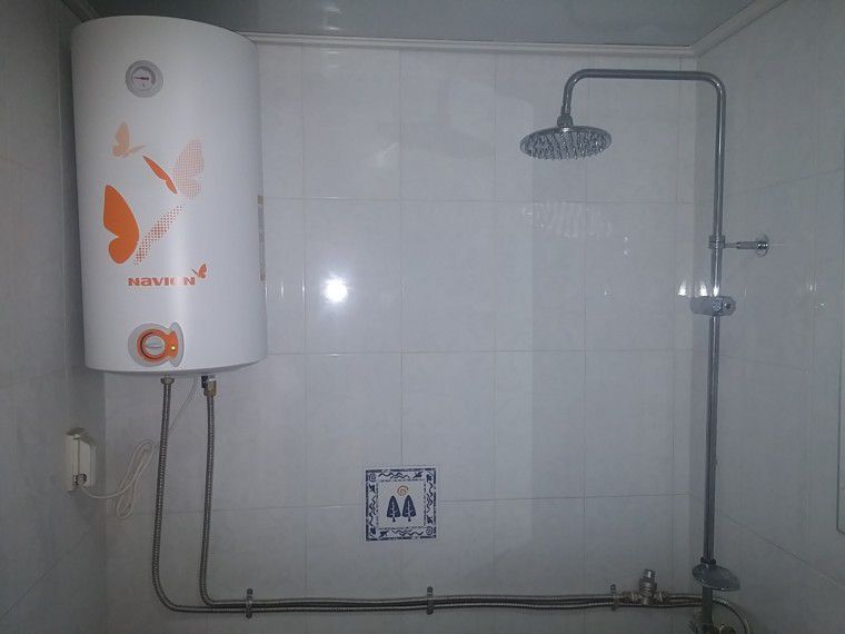 달서구 대천동 신화금속 직원휴게소 경동전기온수기50L 설치 