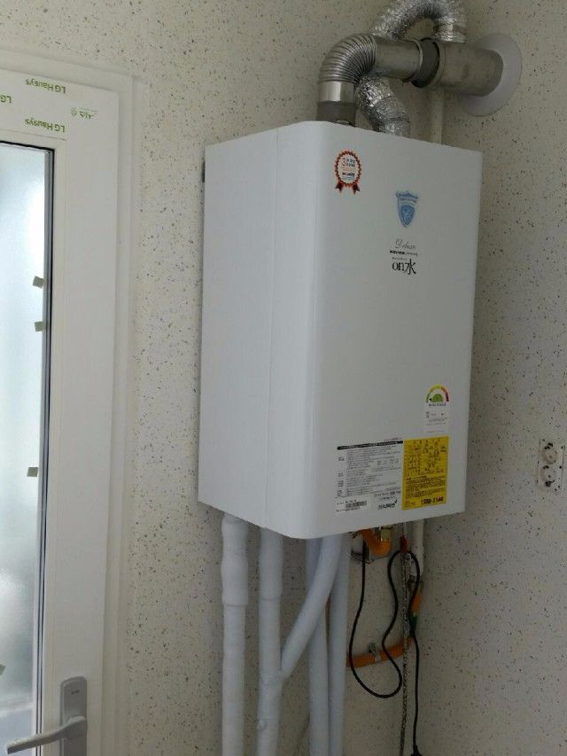 황금동 롯데캐슬 경동콘덴싱가스보일러 NCN43KD 설치