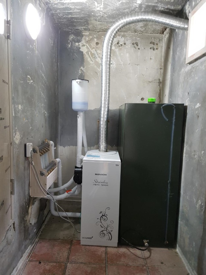 두류동 주택 1,2층 경동스텐기름보일러&기름탱크 설치