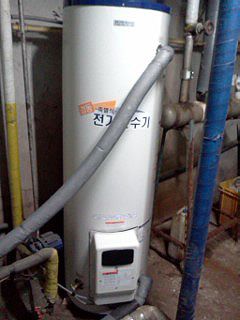 남산동보현사전기온수기240L설치
