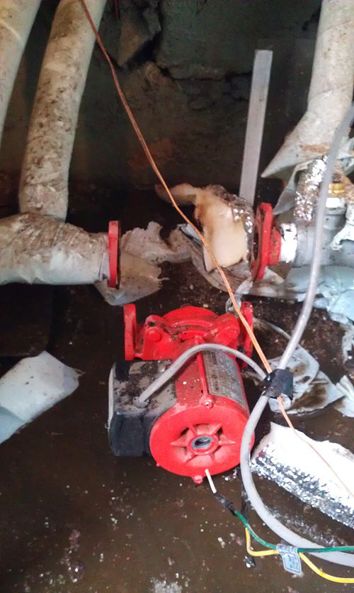 순환펌프교체작업