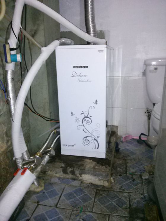 칠성동주택경동기름스텐내장형13KD설치현장