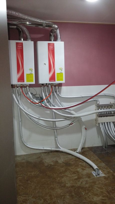 논산시 양촌면 오산리 전원주택 대성셀틱콘덴싱가스보일러 2대설치